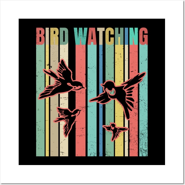 Birdwatching Shirt | Vintage Retro Gift Wall Art by Gawkclothing